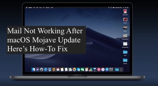 Mac Calendar App Crashes Under Mojave